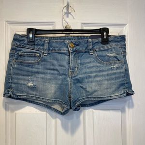 American Eagle Distressed Jean Shorts